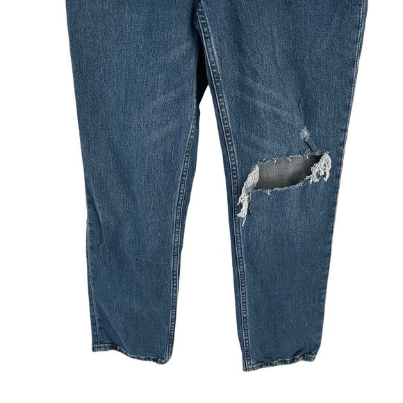 Abercrombie & Fitch The 90's Straight Ripped Ultra High Rise Women Jeans Size 4 - Picture 4 of 8